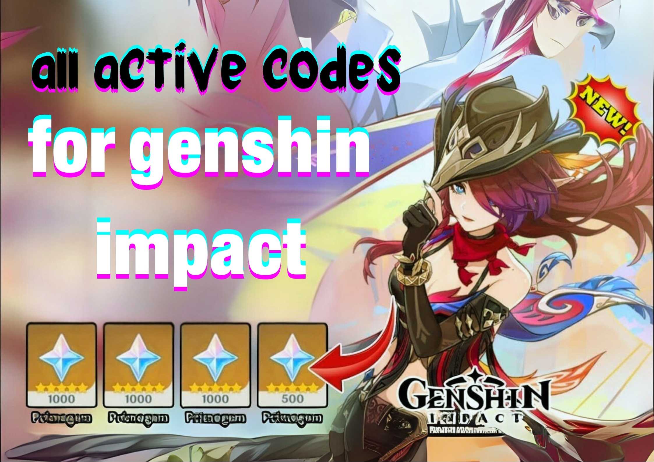 All Active Codes for Genshin Impact