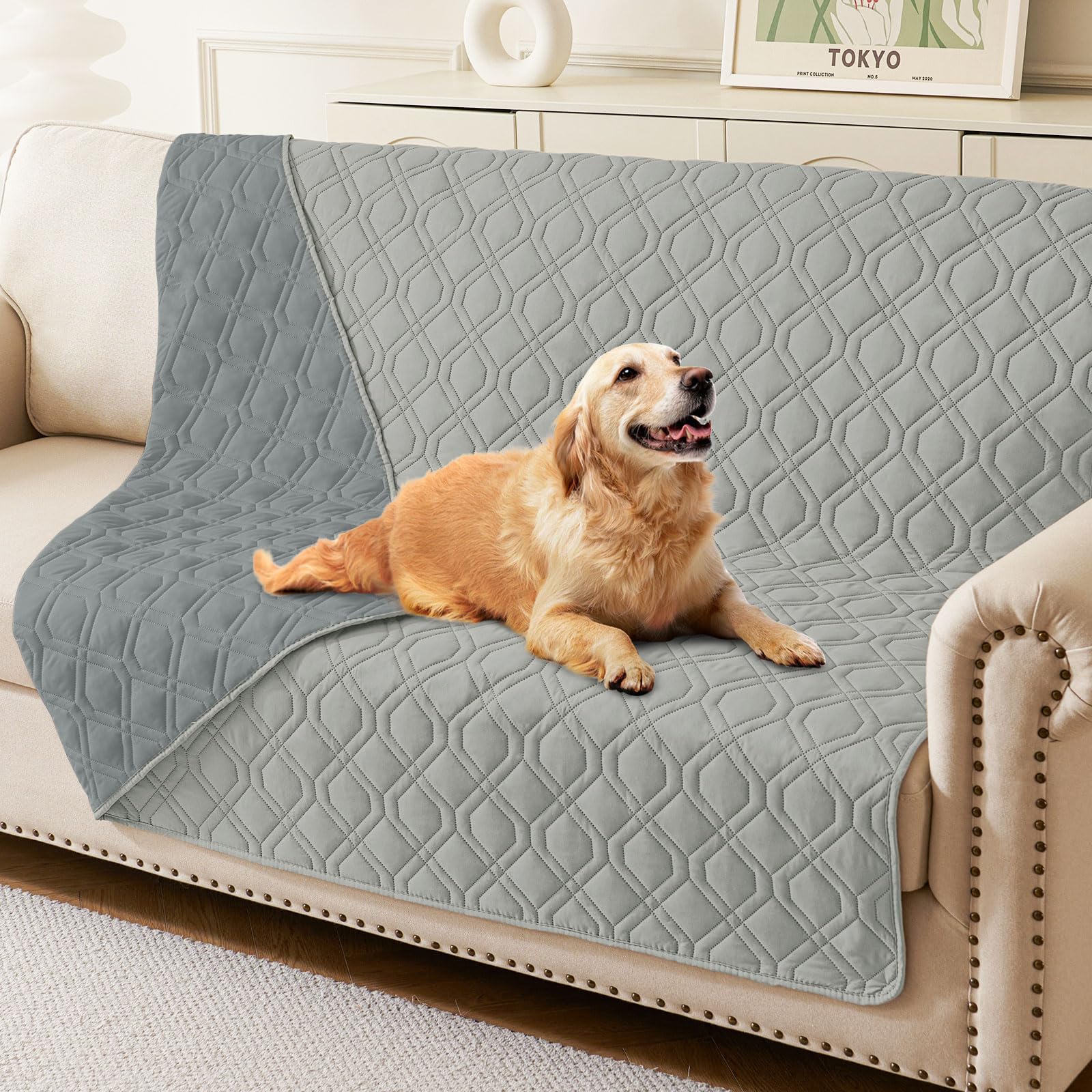 Hyha Reversible Dog Couch Cover