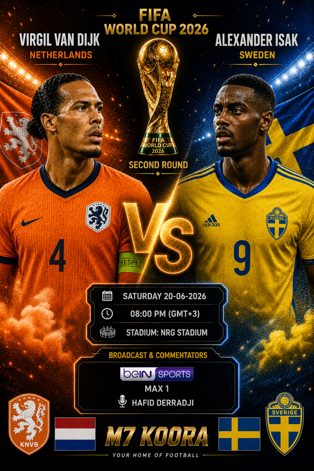Netherlands vs Sweden Live Stream - FIFA World Cup 2026